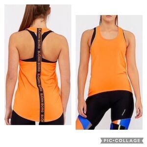 BJORN BORG Women’s Orange Spell Out PEYTON Top